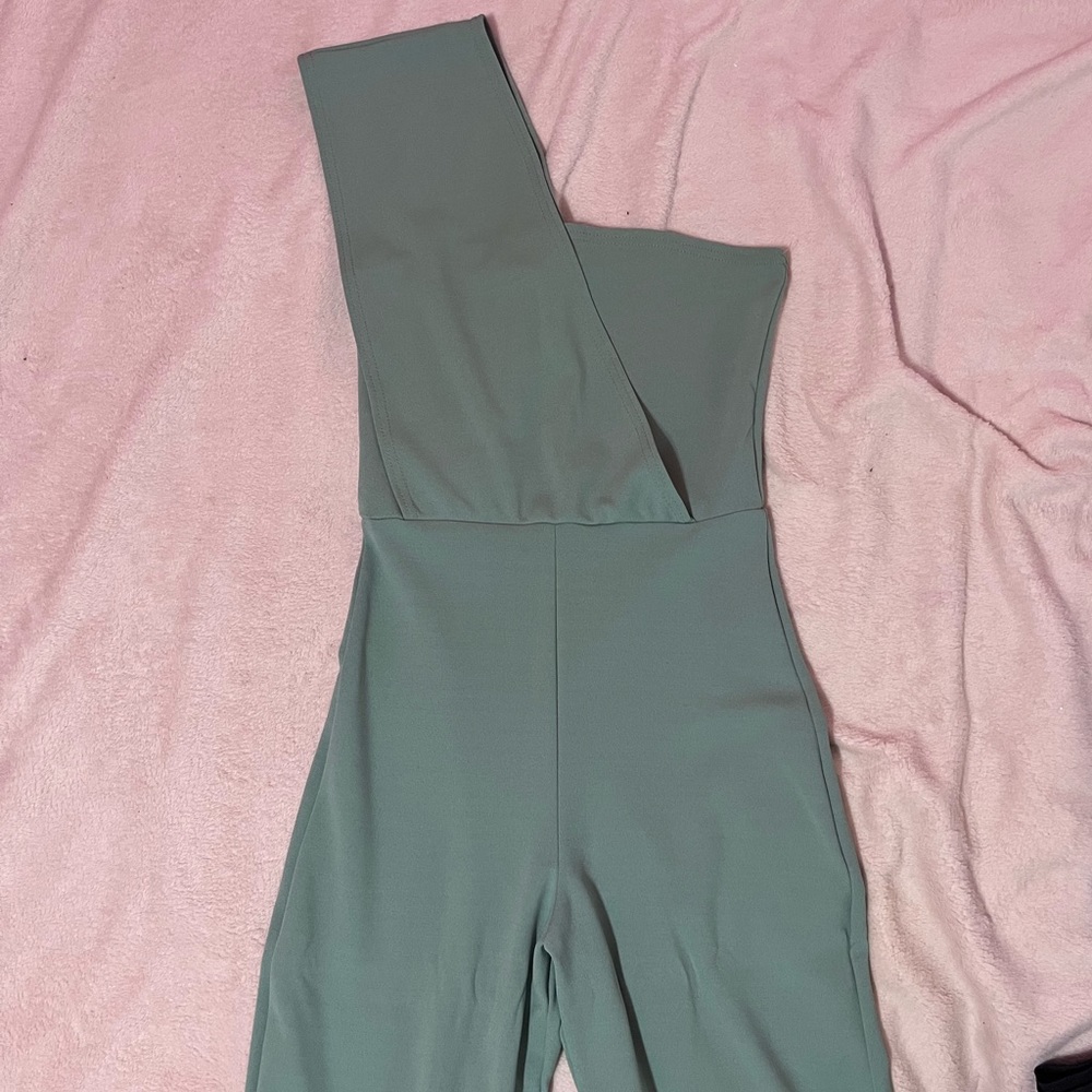 Mint green jumpsuit